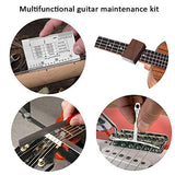 99PCS Guitar Tool Kit，Professional Guitar Repairing Maintenance Tool Kit with Capo Guitar Strings Picks Bridge Pins Gauge Guitar Accessories Gift for Micling