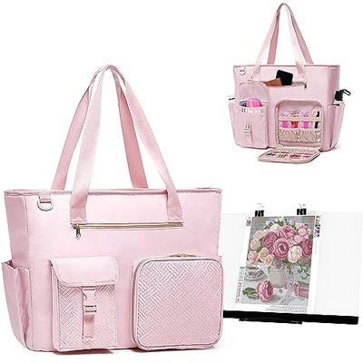 Fasrom Diamond Painting Carrying Case for A3 Light Pad, Diamond Painting Storage Bag with Padded Sleeve to Hold A3 LED Light Box and Diamond Art