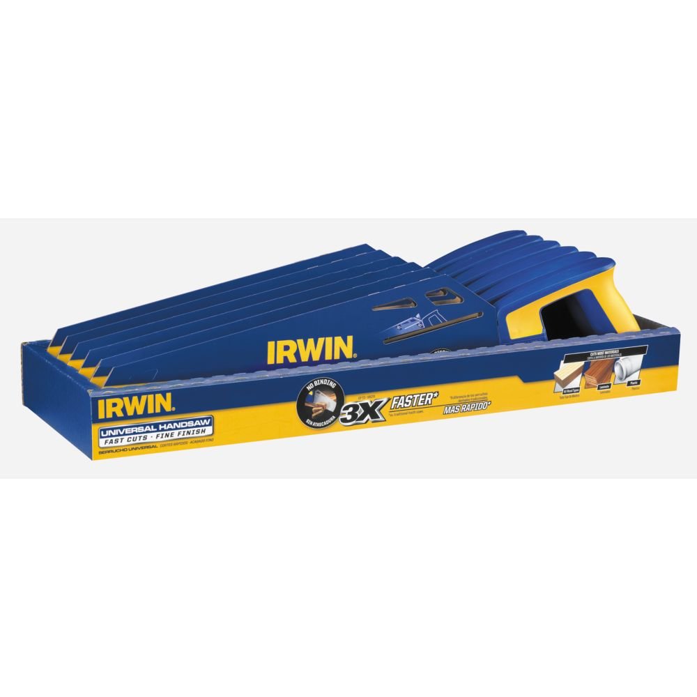 IRWIN Tools Universal Handsaw, 15-Inch (1773465) , Blue IRWIN
