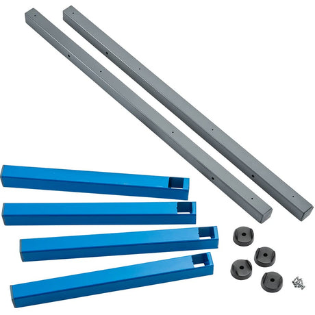 ROCKLER 4-Tier Lumber Storage Racks, Wall Mounting Shop, Basement, or Garage Organizer | Wall Storage Garage Shelf to Keep Lumber, Molding, & More - ROCKLER