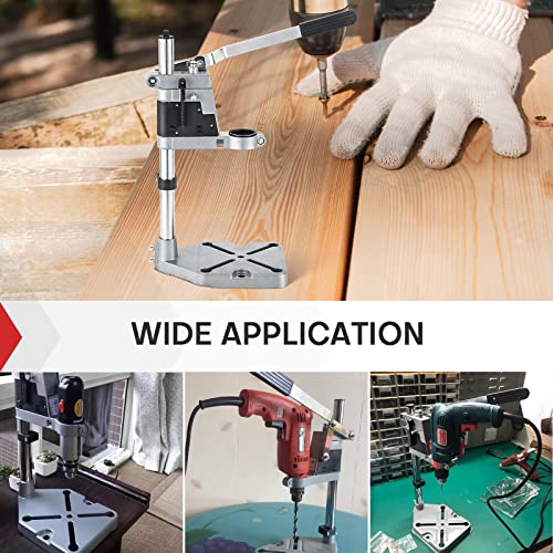 MAOPINER Universal Electric Drill Press Stand Tool Drill Stand Bench Clamp Drill Press Stand for Hand Drill Workstation Repair Tool Clamp MAOPINER