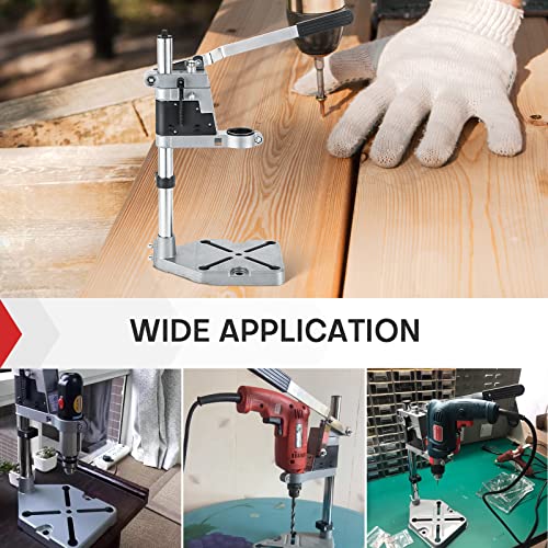 MAOPINER Universal Electric Drill Press Stand Tool Drill Stand Bench Clamp Drill Press Stand for Hand Drill Workstation Repair Tool Clamp - WoodArtSupply