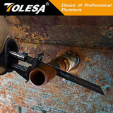 TOLESA Heavy Metal Cutting Reciprocating Saw Blades 9 Inch 14TPI Sawzall Blades for Metal Pipe, Sheet Metal, Rebar, Bi-Metal Sabre Saw Blades Better TOLESA