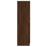 RUtavm Furniture Set-Wardrobe Brown Oak 82.5x51.5x180 cm Engineered Wood RUtavm