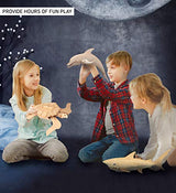 Puzzled 3D Puzzle Green Turtle Wood Craft Construction Model Kit, Fun Unique Educational DIY Wooden Toy Assemble Model Unfinished Crafting Hobby Puzzled