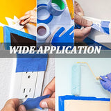 4 Rolls Blue Painters Tape, Masking Tape, Painter's Tape, Painting Tape with Multi-Surface Adhesive Backing for Artist DIY Crafts, Arts, Decorations, SmaringWing