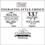 Customized Cheese Cutting Board and Serving Tray and Knife Tools Set - Custom Personalized for Couples, Weddings, Housewarming, Anniversary My Personal Memories