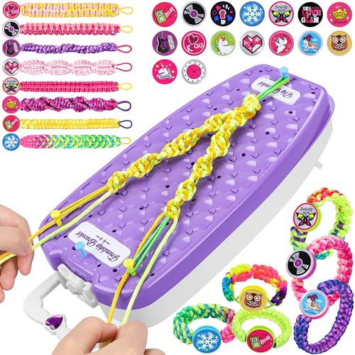 Dpai Friendship Bracelet Making Kit for Girls,DIY Arts and Crafts Toys,Jewelry String Maker Kit,The Best Birthday Gifts Ideas for Girls 6 7 8 9 10 11 - WoodArtSupply