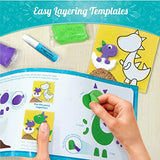 Imagimake Clay Murals Dino - Modeling Clay for Kids - Arts and Crafts for Kids Ages 6-8 - Air Dry Clay for Kids - Gifts for 5, 6, 7, 8 Year Old Boys Imagimake