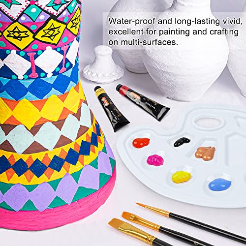 82 Pack Acrylic Paint Set, Shuttle Art 66 Colors Acrylic Paint with 10 Brushes, 22ml/0.74oz Tubes, Vibrant Colors, Artist Painting Supplies for Kids, Shuttle Art