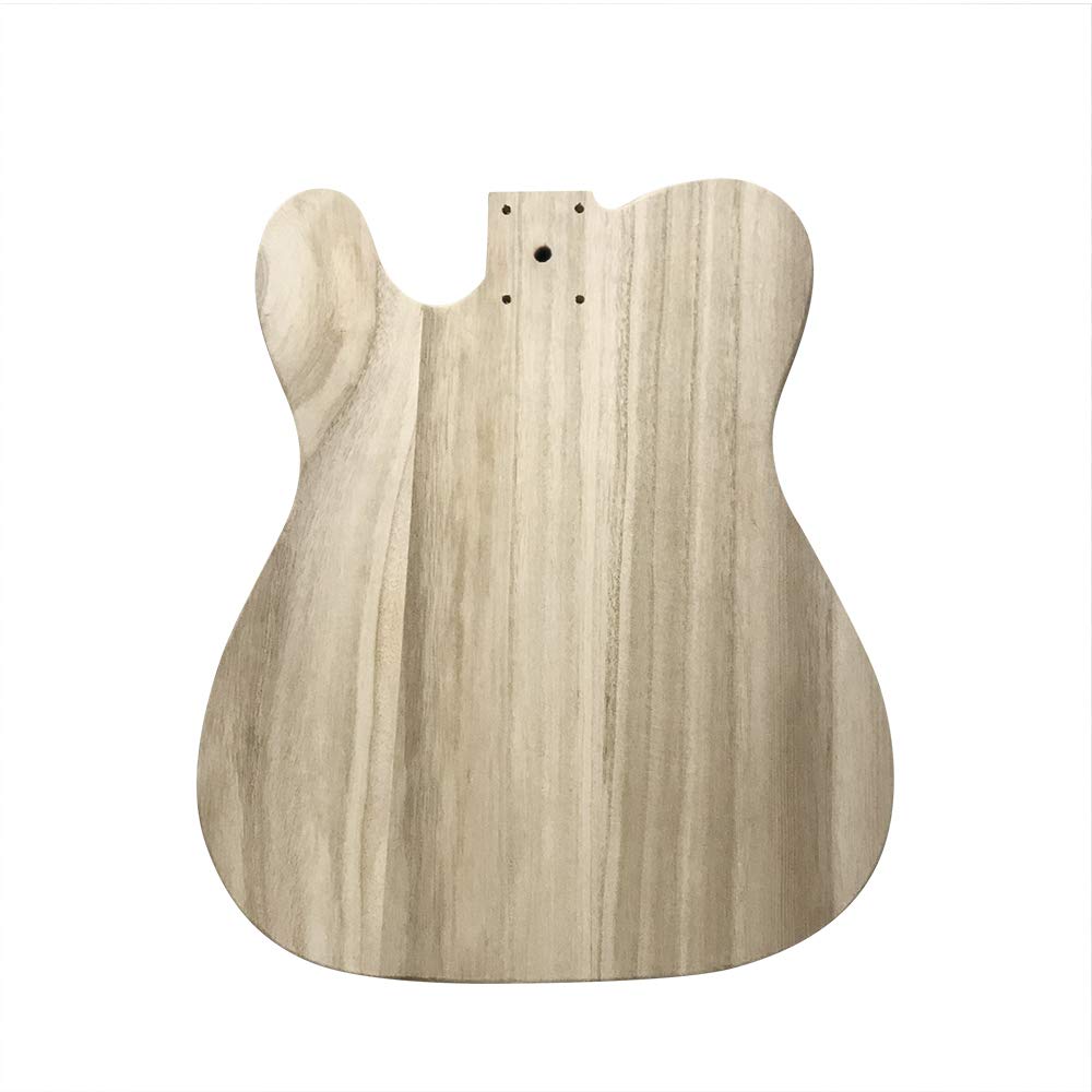 HUIOP Guitar Barrel, Polished Wood Type Electric Guitar Barrel DIY Electric Maple Guitar Barrel Body for TL Style Guitar HUIOP