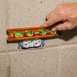 Klein Tools 935RB Torpedo Level, 8-Inch Billet Magnetic Level, 0/30/45/90 Degree Vials, V-Groove, Tapered Nose, High-Visibility Vial and Body Klein Tools