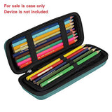 Hermitshell Hard Travel Case for Prismacolor/Crayola Premier Colored Pencils (S, Blue) Hermitshell