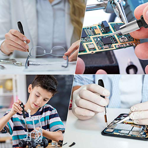 32 In 1 Small Screwdriver Set, Mini Magnetic Screwdriver Set – Contains 30 Bits Precision Repair Tool Kit, Torx Screwdriver Tool Sets for Eyeglass, TKISZYZR