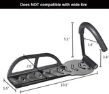 DIRZA Bike Rack Garage Wall Mount Bike Hanger Hooks Storage Bicycle Vertical System for Indoor Shed - Easily Hang/Detach - Holds up to 65 lb with DIRZA