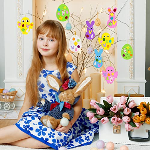 Max Fun 302pcs Foam Stickers Set DIY Egg Chick Easter Decorations for Kids Crafts Party Favors Supplies (Easter Egg+Bunny+Chicks) Max Fun