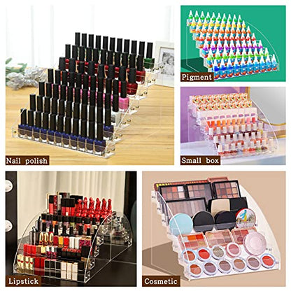 LASZOLA 7 Layers Paint Storage Organizer and Paint Brush Holder, Acrylic Paint Rack Stand Oil Paint Tubes Ink Bottle Paints Tool Storage Holder with