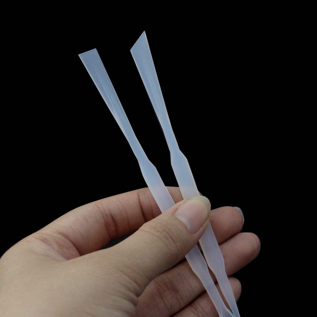 Meprotal 3pcs Silicone Stir Sticks Resin Silicone Stirring Rods, 5pcs Silicone Scoop, 5pcs Poke Needles for Mixing Resin, Facial Makeup, Jewelry Meprotal