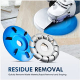 5 Pieces Wood Carving Disc Grinding Wheel Shaping Disc 12 Teeth Wood Polishing Shaping Disc,6 Teeth Wood Turbo Carving Disc,22 Teeth Grinder Chain Winllyat