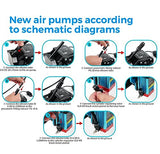 Twotrees Air Assist Set, 30L/min Airflow Air Assist Set for TS2-10W, TS2-20W, TTS-25, TTS-55, TTS-10 Laser Engraver, Removes Smoke and Dust, Low WoodArtSupply