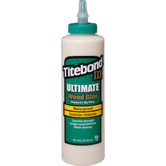 Titebond III Ultimate Wood Glue, 16-Ounces #1414 - WoodArtSupply