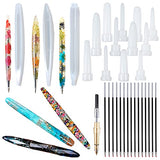 Fountain Pen and Ball-Pen Silicone Molds Epoxy UV Resin Casting Kit of 22 FUNSHOWCASE