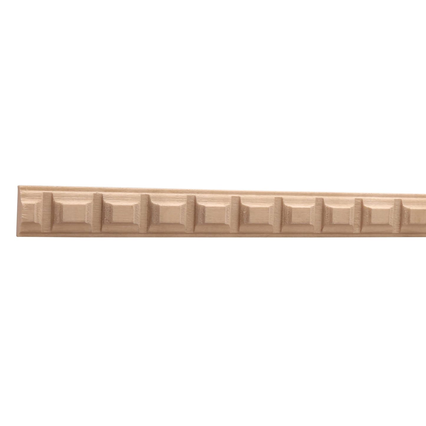 5022-4WHW Unfinished White Hardwood Dentil Trim Moulding - WoodArtSupply