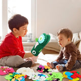 WATINC 18Pcs Hand Puppets Making Kit for Kids Art Craft Felt Sock Monster Puppet Creative DIY Make Your Own Puppets Pipe Cleaners Pompoms WATINC