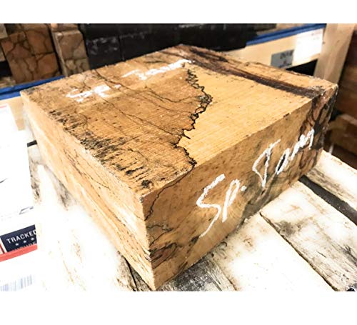 Spalted Tamarind 8x8x3 Hardwood Bowl Blank Woodturning Lumber Globalwoods