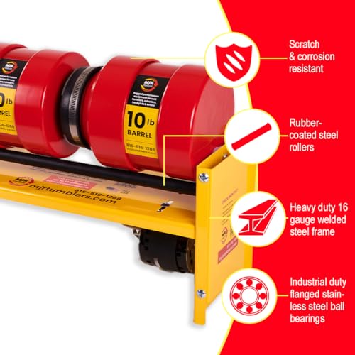 MJR Tumblers Multi-Barrel Rock Tumbler with Grit Media Kit - Durable Leak-Proof Rock Polisher for Kids and Adults Rock Tumbling Tool Geology Hobby MJR Tumblers