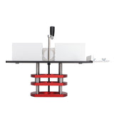 Router Lift with Top Plate Router Lifting Base Woodworking Slotting Trimming Chamfering Table Top Precision Router Lift Router Table Lift System PerGar