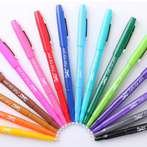  Mr Pen- Felt Tip Pens, 16 Pack, Assorted Colors, Colored  Felt Tip Pens, Felt Pens, Felt Tip Pens Fine Point, Felt Tip Markers,  Marker Pens, Fine Felt Tip Pens, Felt