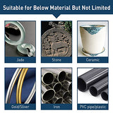 Diamond Grinding Burr Bit Set，20Pcs Rotary Tool Accessories Stone Carving Set with 1/8 inch Shank for Stone Ceramic Glass Carving, Grinding, shengbenhao