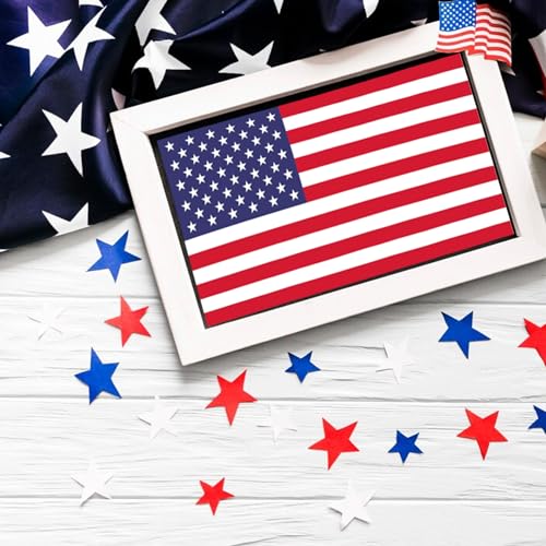 American Flag Stencil Star Stencils for Painting Union 50 Stars 1776 Military We The People Template for Flag Patriotic Wood Burning Stencils for Pkqon