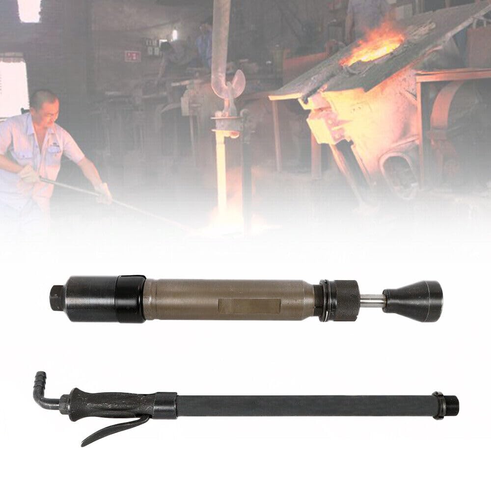 GDNTMU Air D9 Pneumatic Tamping Machine Earth Sand Rammer Tamper Hammer Sander, Length 1180mm, 0.63mpa Air Pressure, 0.65l/S Air Consumption GDNTMU