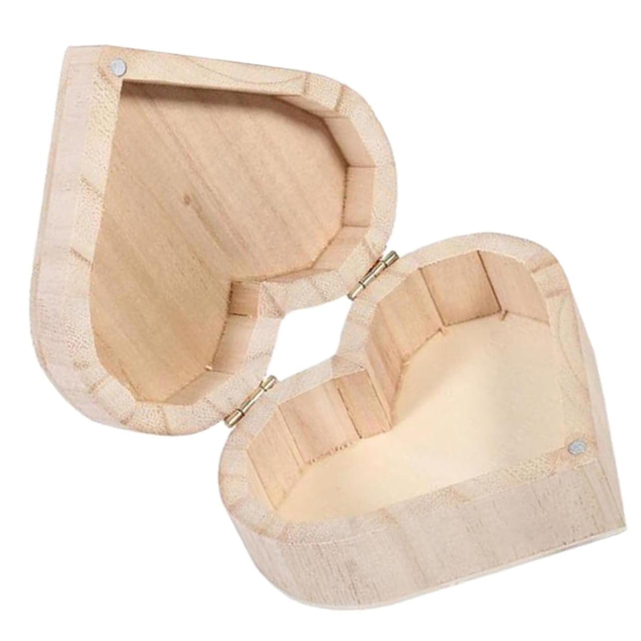 ABOOFAN Box Engagement Ring Wooden Jewelry Holder Case Small Organizer Wooden Holder Ring Chest Organizer Heart Mini Storage Toy Container Jewelry ABOOFAN