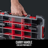 CRAFTSMAN VERSASTACK Storage Organizer, Small Parts Organizer, 20-Compartments, Lid Includes Secure Latch (CMST17828) Craftsman