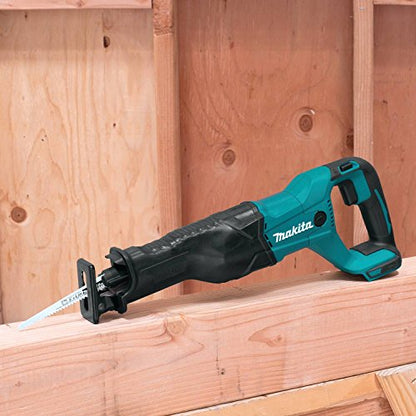 Makita XRJ04Z 18V LXT Lithium-Ion Cordless Recipro Saw, Tool Only, Blue - WoodArtSupply