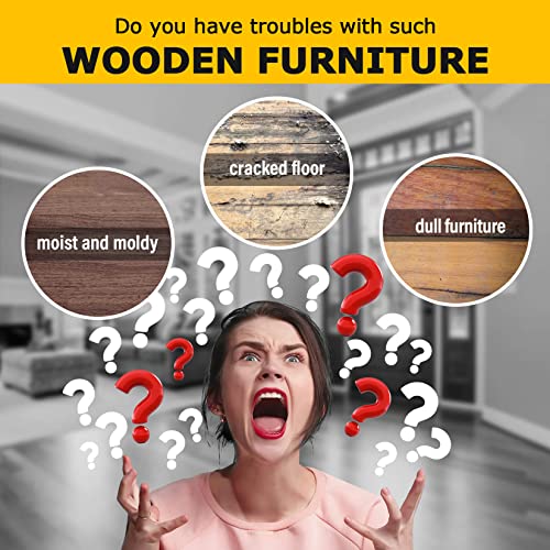 CARGEN Beeswax Furniture Wood Polish - Wood Seasoning Beeswax Oil for Wood Natural Wood Polish and Conditioner Restore A Finish 300ML Christmas CARGEN