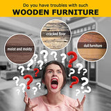 CARGEN Beeswax Furniture Wood Polish - Wood Seasoning Beeswax Oil for Wood Natural Wood Polish and Conditioner Restore A Finish 300ML Christmas CARGEN