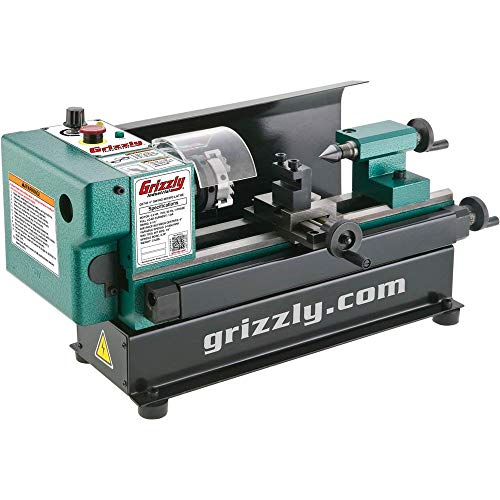 Grizzly Industrial G0745-4" x 6" Micro Metal Lathe - WoodArtSupply