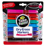 Crayola Low Odor Dry Erase Markers for Kids & Adults, Chisel Tip, Back To School Supplies, 12 Count Crayola