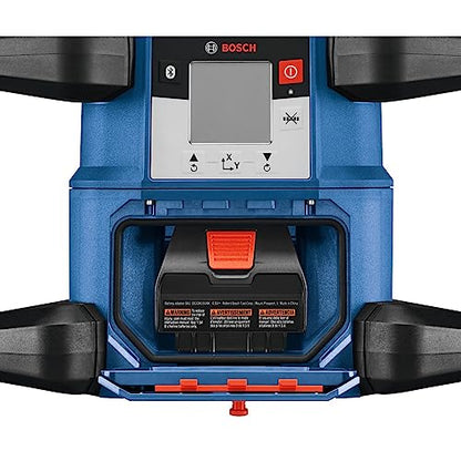 BOSCH REVOLVE4000 GRL4000-80CHVK 18V Exterior 4000ft Range Horizontal/Vertical Self-Leveling Cordless Rotary Laser Kit w/ Bluetooth Connectivity, - WoodArtSupply