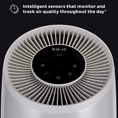 Instant HEPA Quiet Air Purifier, From the Makers of Instant Pot with Plasma Ion Technology for Rooms up to 630ft2; removes 99% of Dust, Smoke, Odors, Instant