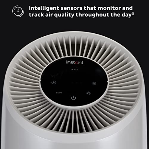 Instant HEPA Quiet Air Purifier, From the Makers of Instant Pot with Plasma Ion Technology for Rooms up to 630ft2; removes 99% of Dust, Smoke, Odors,