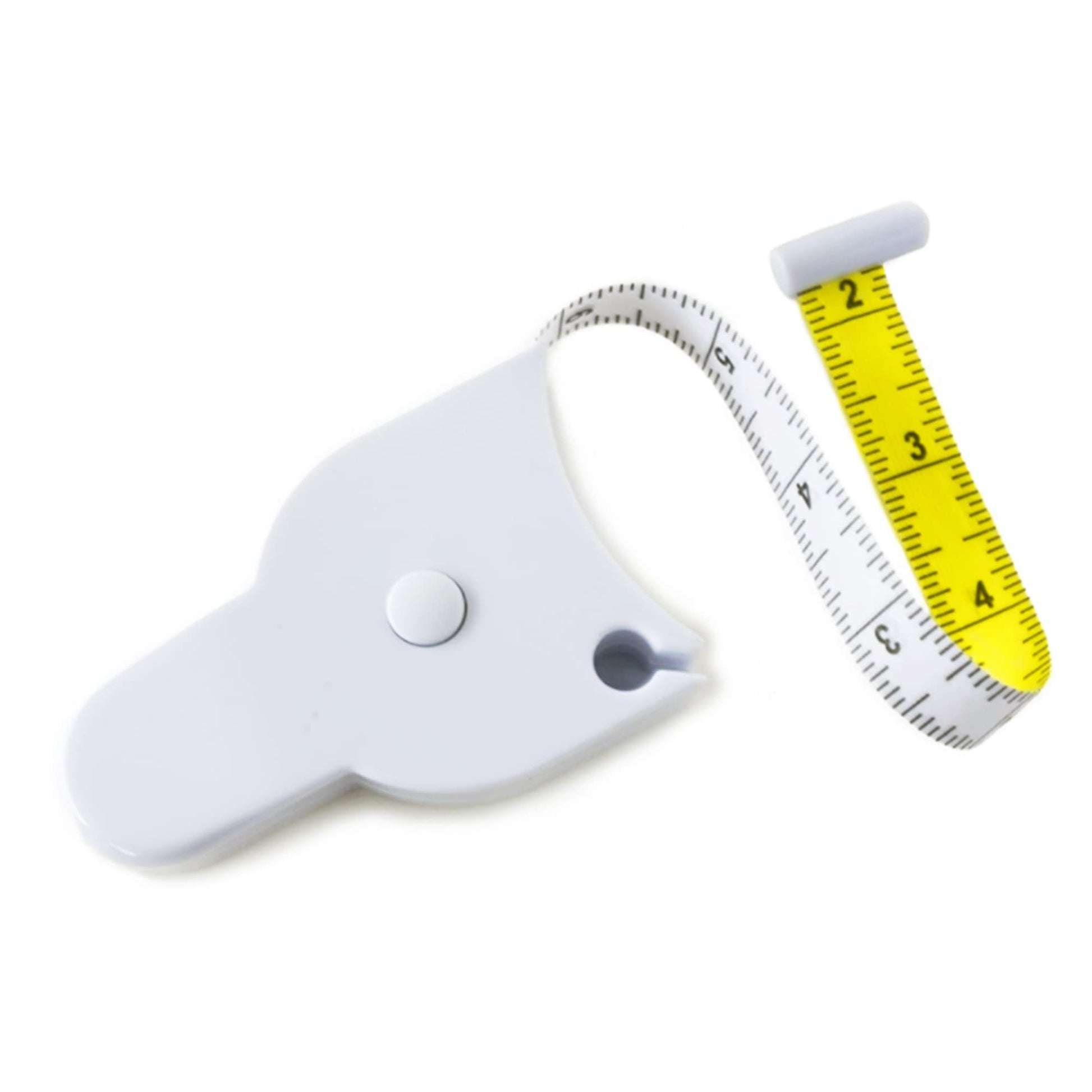 Perfect Body Tape Measure - 80 Inch Automatic Telescopic Tape Measure - Retractable Measuring Tape for Body: Waist, Hip, Bust, Arms, and More (White - WoodArtSupply