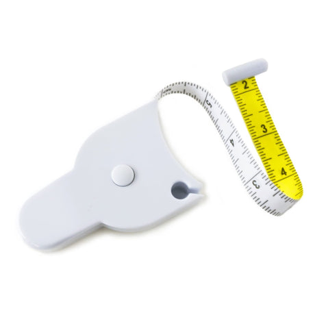 Perfect Body Tape Measure - 80 Inch Automatic Telescopic Tape Measure - Retractable Measuring Tape for Body: Waist, Hip, Bust, Arms, and More (White PERFECT MEASURING TAPE