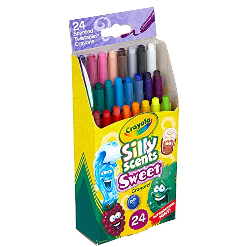 Crayola Silly Scents Twistables Crayons, Sweet Scented Crayons, 24 Count - WoodArtSupply