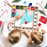 BRUBAKER Wooden Advent Calendar to Fill with 24 Drawers - DIY Unfinished Christmas Calendar for Painting, Crafting and Self-Design - Reusable - 13 BRUBAKER