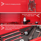 GSTANDARD APTB202R Torin Rolling Garage Workshop Tool Organizer: Detachable 3 Drawer Tool Chest with Large Storage Cabinet and Adjustable Shelf, Red Torin